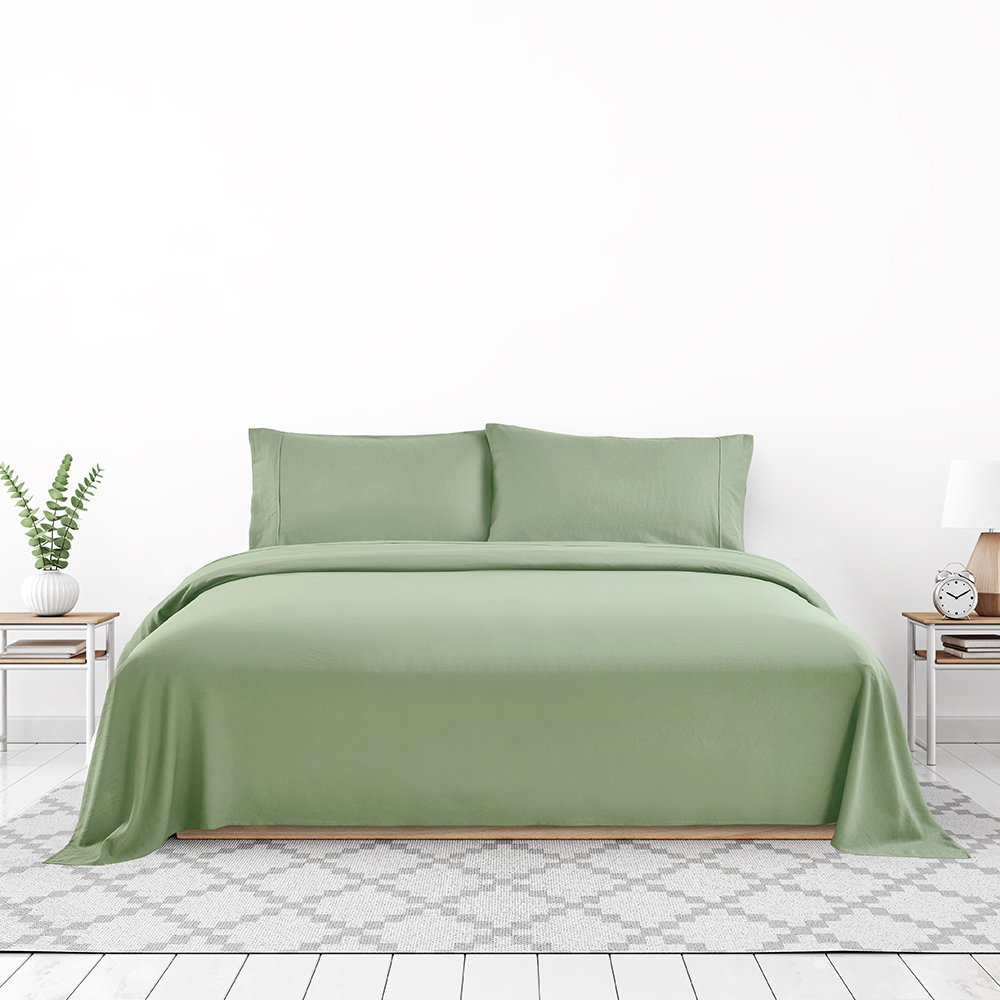 99,99% polyester 75g/90g/100g tấm giường đơn giản 4 bộ