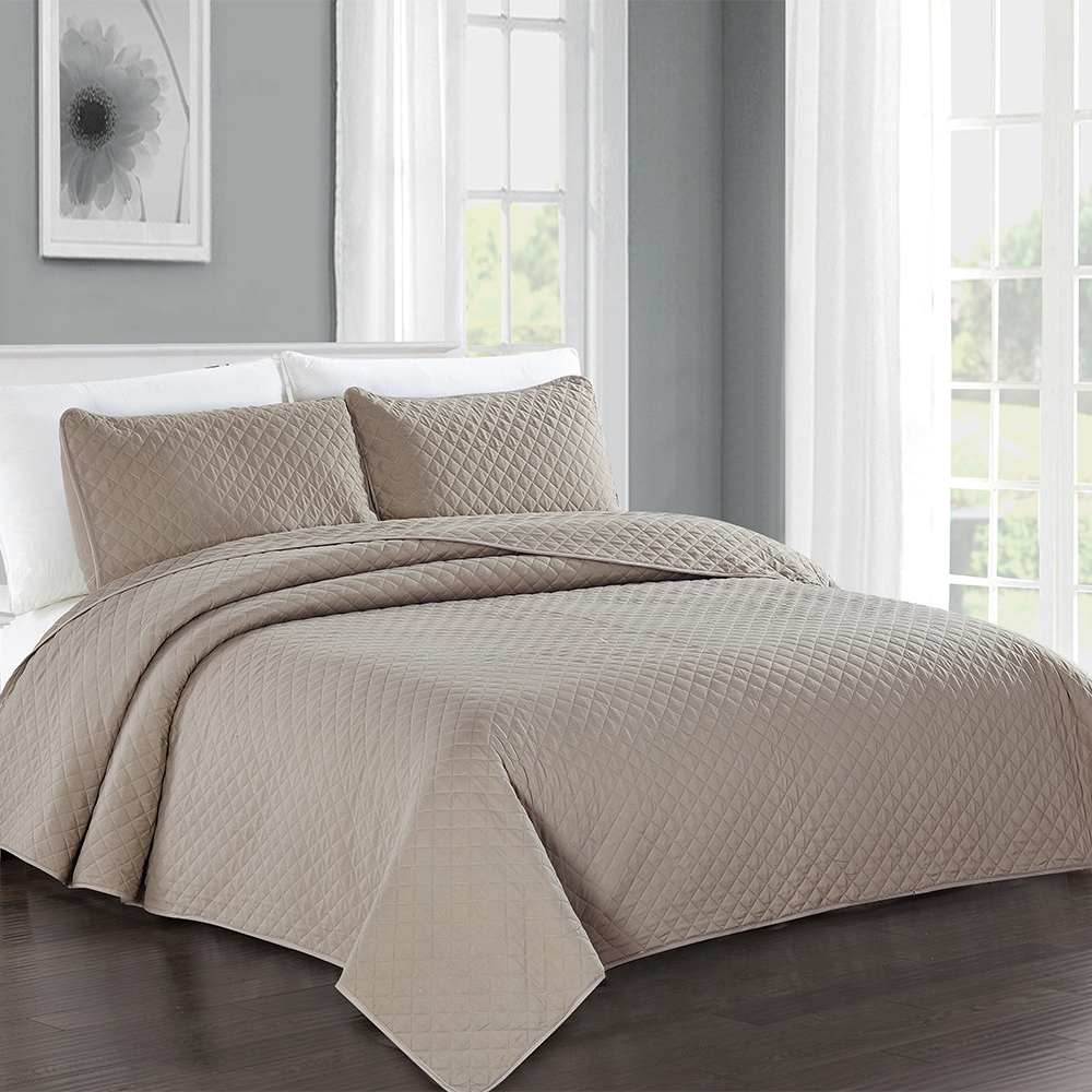 99,99% Polyester Solid 3 PCS Bed Bed